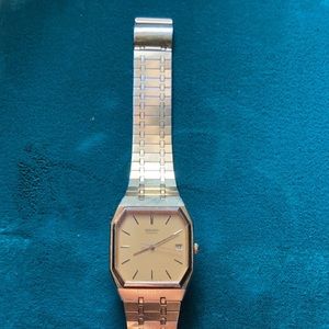 Gold color Seiko Watch